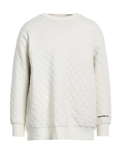 Department Five Department 5 Man Sweatshirt White Size S Cotton In Off White