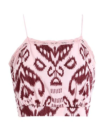 Shop Dixie Woman Top Light Pink Size M Cotton, Polyester