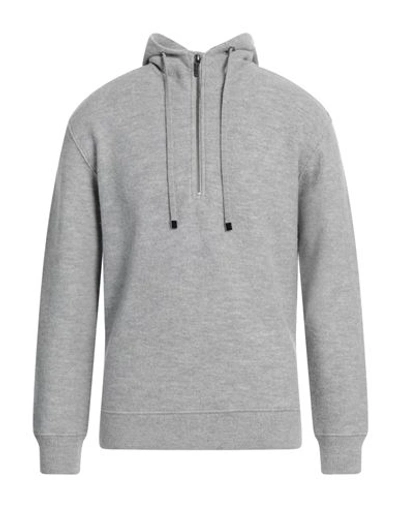 Shop Kangra Man Sweater Light Grey Size 40 Merino Wool