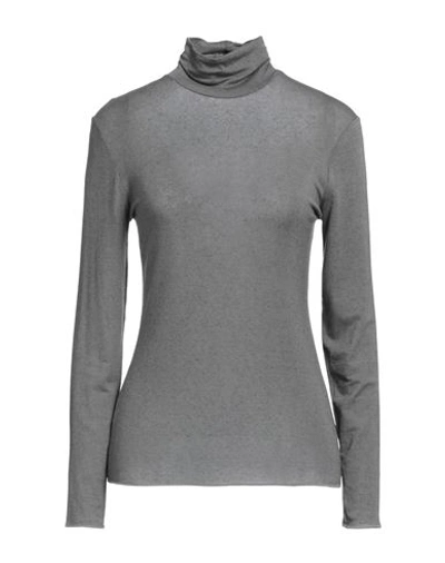 Shop Purotatto Woman T-shirt Grey Size 8 Modal, Cashmere, Elastane