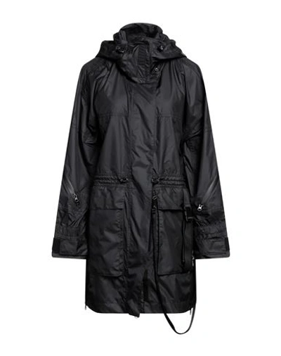 Shop Adidas By Stella Mccartney Woman Overcoat & Trench Coat Black Size S Recycled Polyester