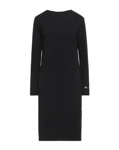 Shop Replay Woman Midi Dress Black Size M Cotton, Elastane