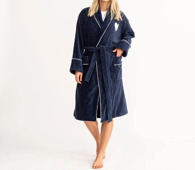 KERRI ROSENTHAL THE FUNDAY ROBE IN INDIGO 