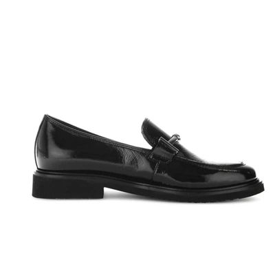 Shop Gabor Women's Patent Leather Loafer In Black