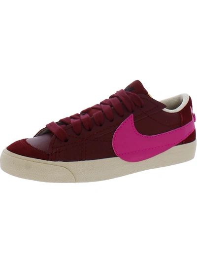 Shop Nike W Blazer Low 77 Jumbo Womens Leather Lifestyle Casual And Fashion Sneakers In Multi