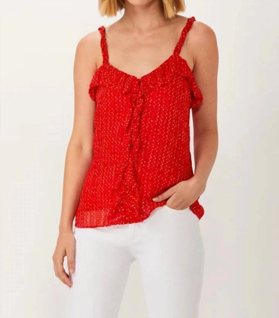 Shop Ecru Scarlet Top In Red