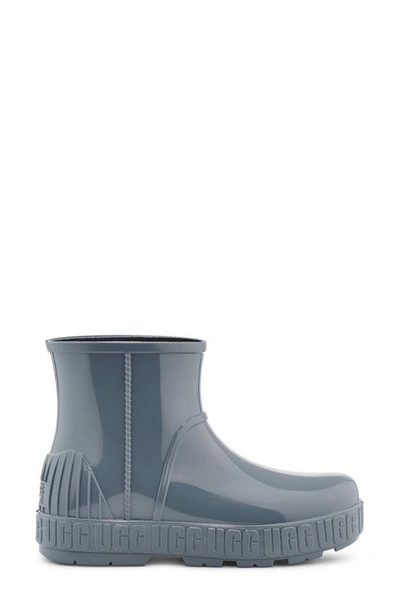 Shop Ugg Drizlita Genuine Shearling Lined Rain Boot In Stormy Seas