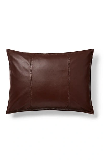 Shop Ralph Lauren Modern Driver Accent Pillow In True Mahogany