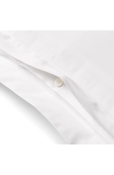 Shop Ralph Lauren Eloise Organic Cotton Embroidered Euro Sham In True Platinum