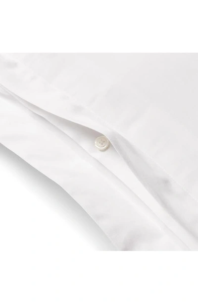 Shop Ralph Lauren Eloise Embroidered Organic Cotton Pillow Sham In True Platinum