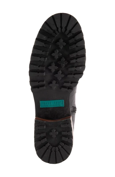 Shop David Tate Santorini Calfskin Waterproof Bootie In Black