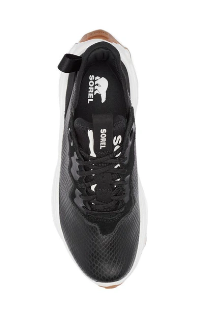 Shop Sorel Kinetic Breakthru City Sneaker In Black/ Gum 2