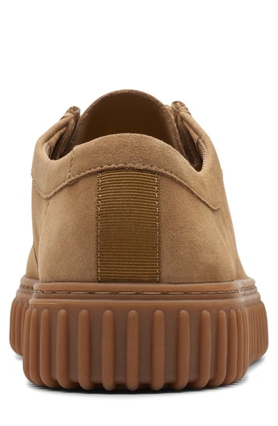 Shop Clarks Torhill Chukka Sneaker In Dark Sand Suede