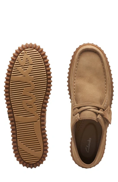 Clarks Signature Man Lace-up Shoes Camel Size 9 Leather In Dark Sand Suede
