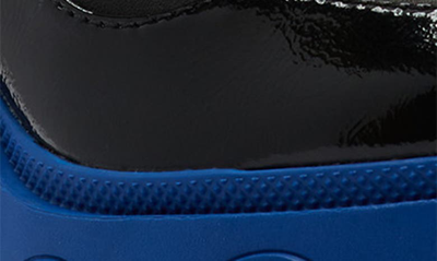 Shop Sorel Brex™ Bold Waterproof Front Zip Bootie In Black/ Cobalt Blue