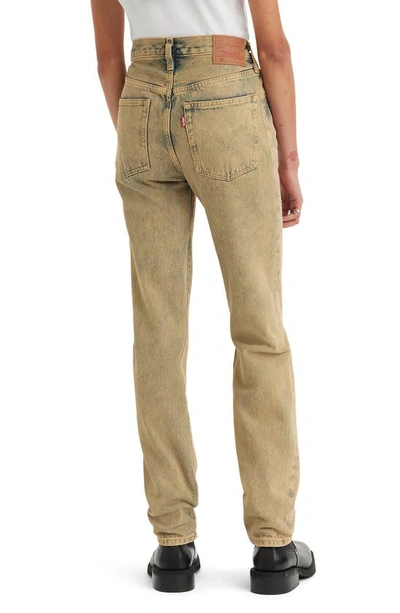 LEVI'S 501® ORIGINAL HIGH WAIST STRAIGHT LEG JEANS 