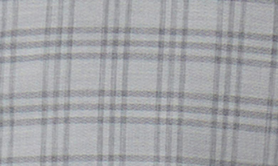 Bugatchi Axel Shaped Fit Plaid Stretch Cotton Button-up Shirt In Cement