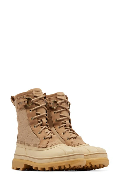 Shop Sorel Caribou Royal Waterproof Boot In Canoe/ Caribou Beige