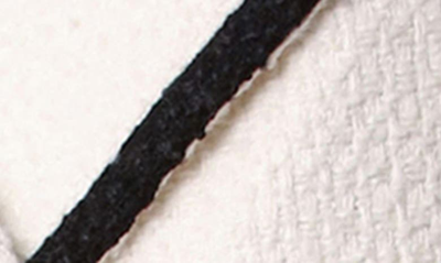 Avec Les Filles Trim Double Breasted Coat In Ivory