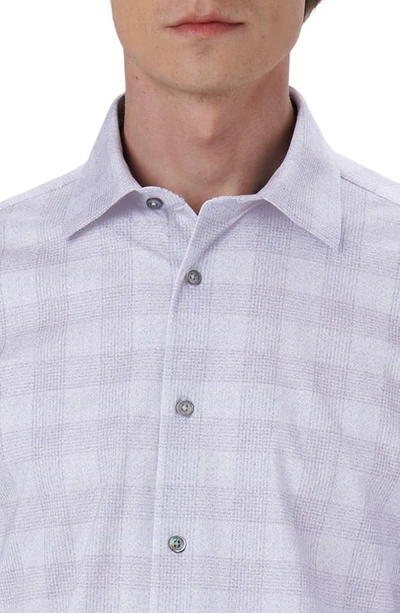Bugatchi James Ooohcotton® Plaid Button-up Shirt In Lavender