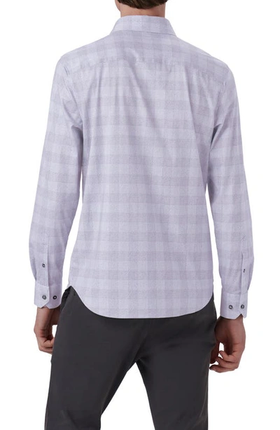 Bugatchi James Ooohcotton® Plaid Button-up Shirt In Lavender