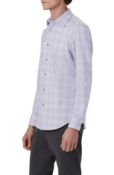 Bugatchi James Ooohcotton® Plaid Button-up Shirt In Lavender