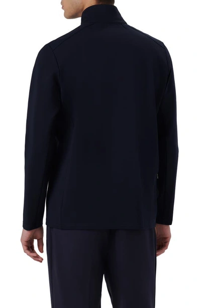 Bugatchi Quarter Zip Pullover In Navy