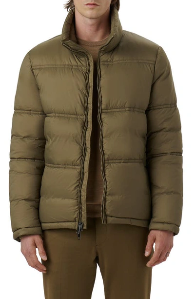 Shop Bugatchi Water Repellent Insulated Puffer Jacket In Khaki