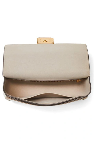 Shop Kate Spade Katy Colorblock Leather Shoulder Bag In Halo White Multi