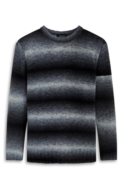 Shop Bugatchi Gradient Stripe Sweater In Zinc