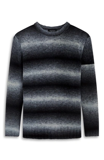 Bugatchi Gradient Stripe Sweater In Zinc