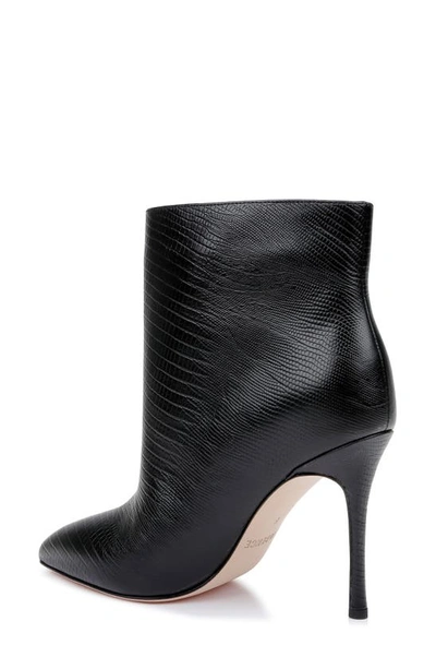 Shop L Agence Mariette Pointed Toe Bootie In Black