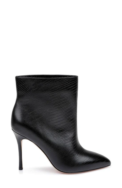 Shop L Agence Mariette Pointed Toe Bootie In Black