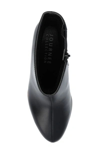 Journee Collection Romer Tru Comfort Platform Bootie In Black
