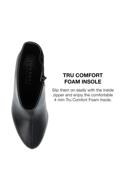Shop Journee Collection Romer Tru Comfort Platform Bootie In Black