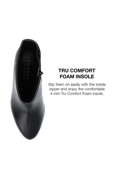 Journee Collection Romer Tru Comfort Platform Bootie In Black