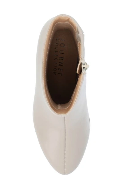 Journee Collection Romer Tru Comfort Platform Bootie In Taupe