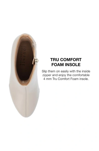 Shop Journee Collection Romer Tru Comfort Platform Bootie In Taupe