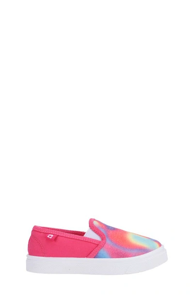 Shop Oomphies Kids' Madison Slip-on Sneaker In Hot Pink Tye Dye