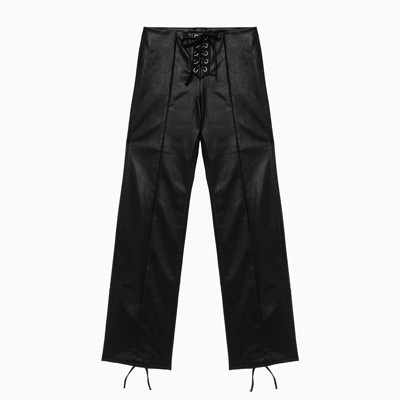 Shop Rotate Birger Christensen Rotate Faded Pants In Black