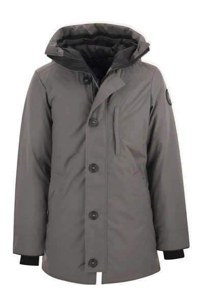 Shop Canada Goose Chateau - Hooded Parka In Grey