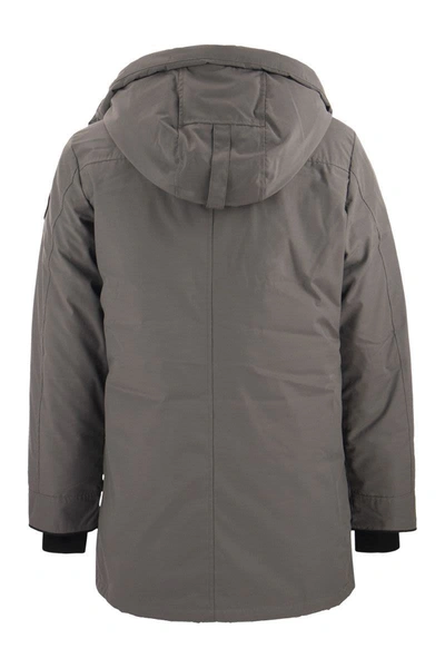 Shop Canada Goose Chateau - Hooded Parka In Grey