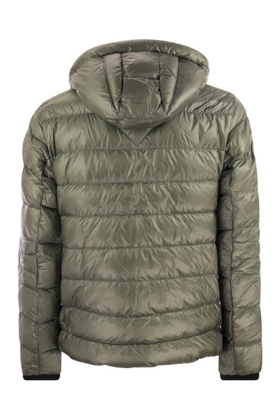 Shop Canada Goose Crofton - Hooded Down Jacket In Sage