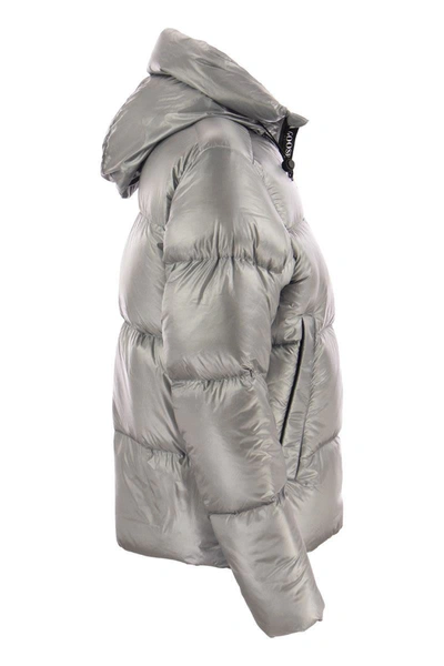 Shop Canada Goose Crofton Puffer- Padded Down Jacket In Grey