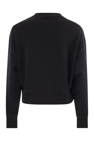 Shop Canada Goose Muskoka - Wide Cotton Sweater In Black