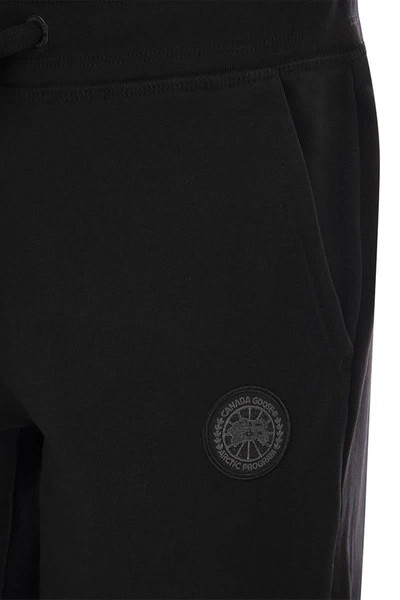 Shop Canada Goose Muskoka - Cotton Sports Trousers In Black