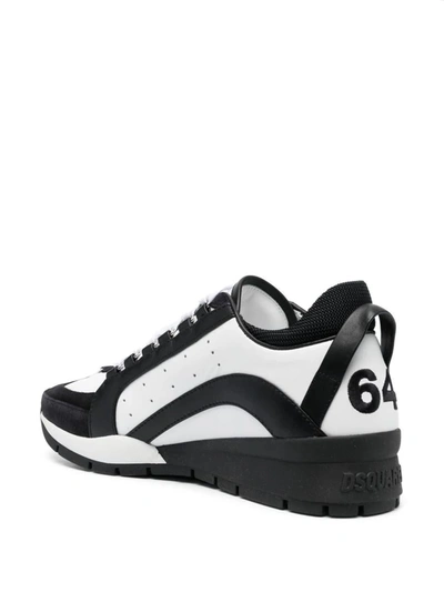 Shop Dsquared2 Legendary Sneakers In White And In Black