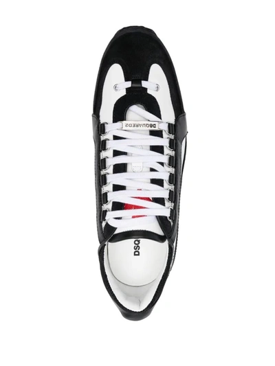 Shop Dsquared2 Legendary Sneakers In White And In Black