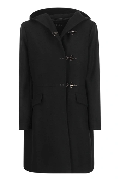 Shop Fay Virginia - Coat 3 Hooks In Black