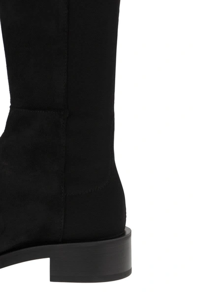 Shop Stuart Weitzman 5050 Bold - Knee-high Boot With Elastic Band In Black